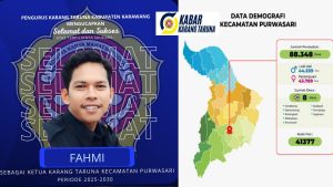 Komitmen Fahmi, Karang Taruna Kecamatan Purwasari Padat dan Berdaya Guna