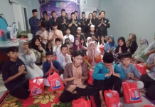 Semangat Berbagi,Karang Taruna Kota Bekasi Gelar Bukber dan Santunan Yatim